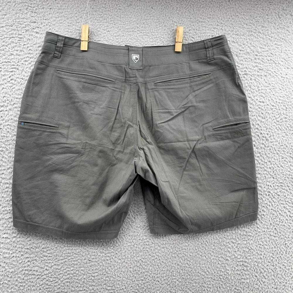 Kuhl Hiking Shorts Men's 38X9.5‎ Green Khaki Outdoors Gorpcore Camping Travel